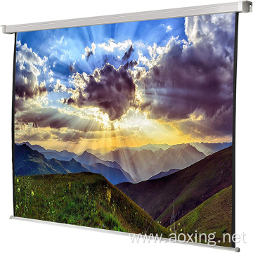 1:1 matte white cheaper cost motorized projection screen